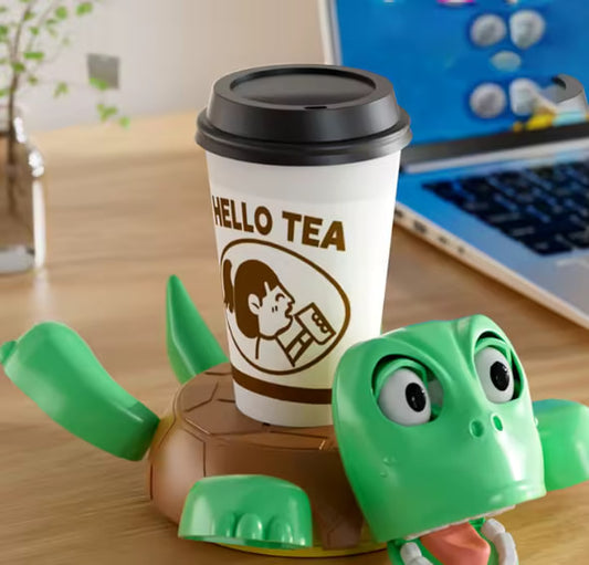 Creative Turtle Coaster, 3D Printed Cup Mat Insulation Pad with Funny Turtle Expressions Desktop Cup Holder Decoration