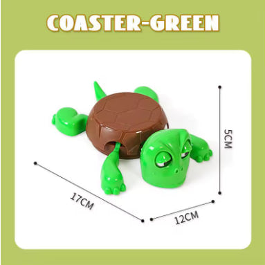Creative Turtle Coaster, 3D Printed Cup Mat Insulation Pad with Funny Turtle Expressions Desktop Cup Holder Decoration