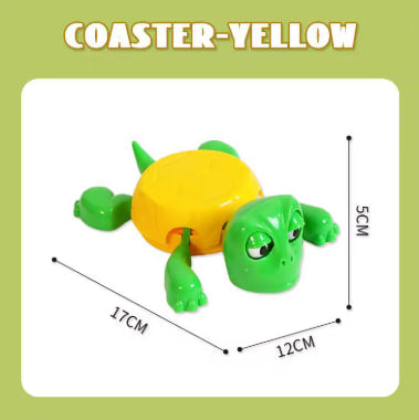 Creative Turtle Coaster, 3D Printed Cup Mat Insulation Pad with Funny Turtle Expressions Desktop Cup Holder Decoration